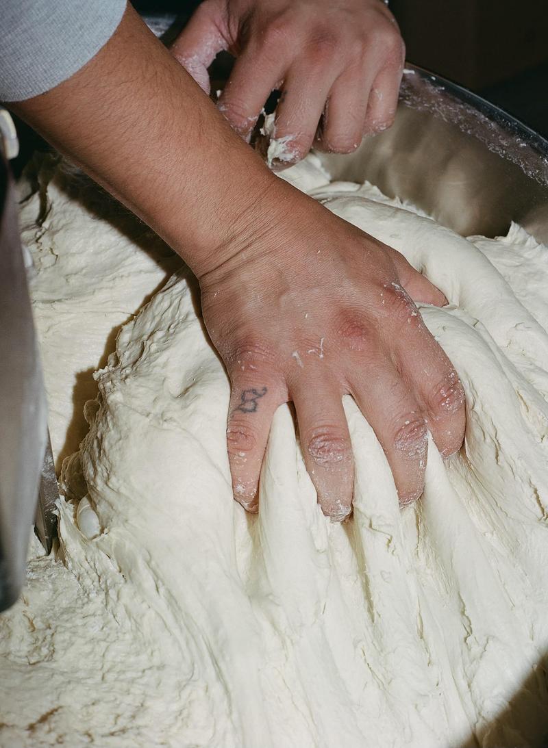 Making pizza
