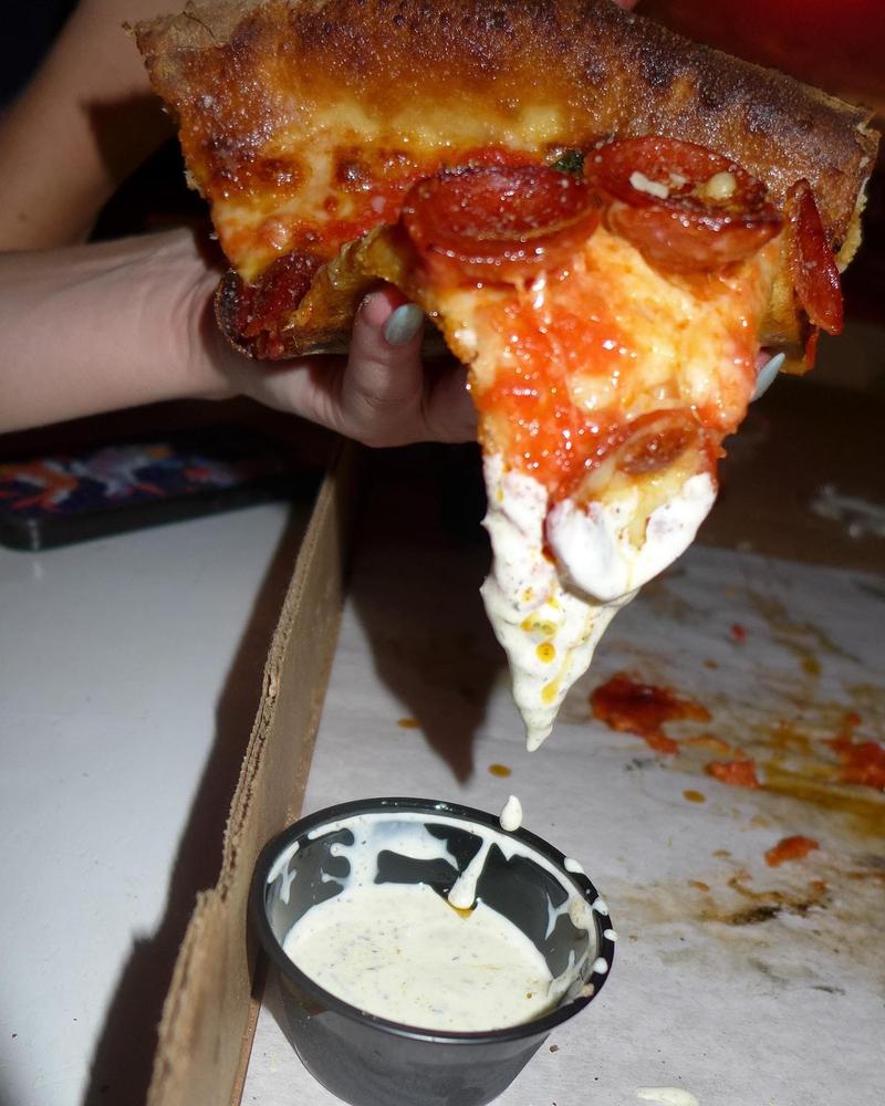 Person at restaurant